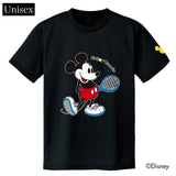 【ユニセックス】ミッキーマウス テニス ドライTシャツ ブラック