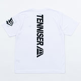 【30％OFF】吸水速乾 TENNISER Tシャツ ホワイト