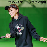 【レディース】ミッキーマウス テニス ドライサンバイザー ブラック